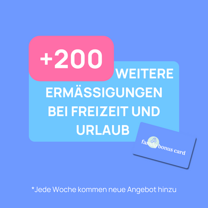 family bonus card | Die Familien-Spar-Karte